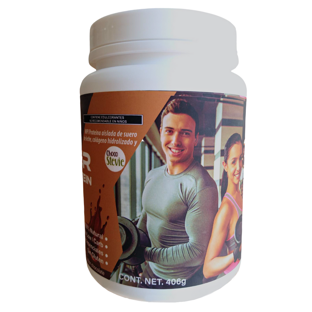 Proteína en Polvo de Chocolate- Keto, Sugar-Free