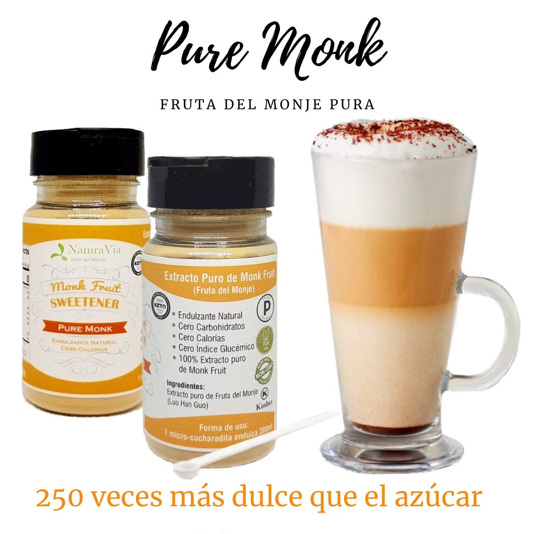 Pure Monk - Extracto Puro de Monk Fruit 30g - PARA BEBIDAS