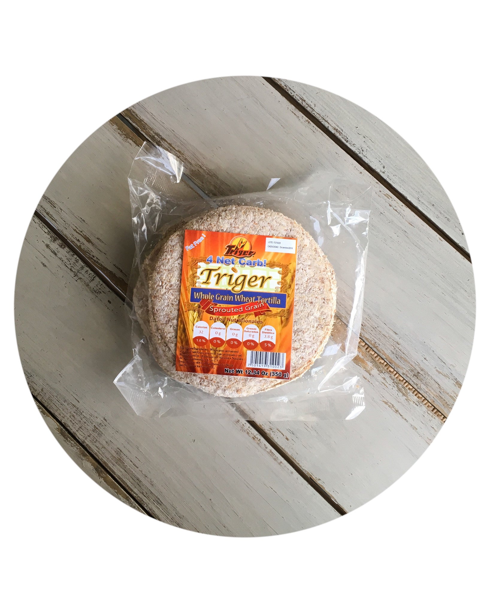 Tortillas Low Carb Triger de Trigo Germinado  350 g